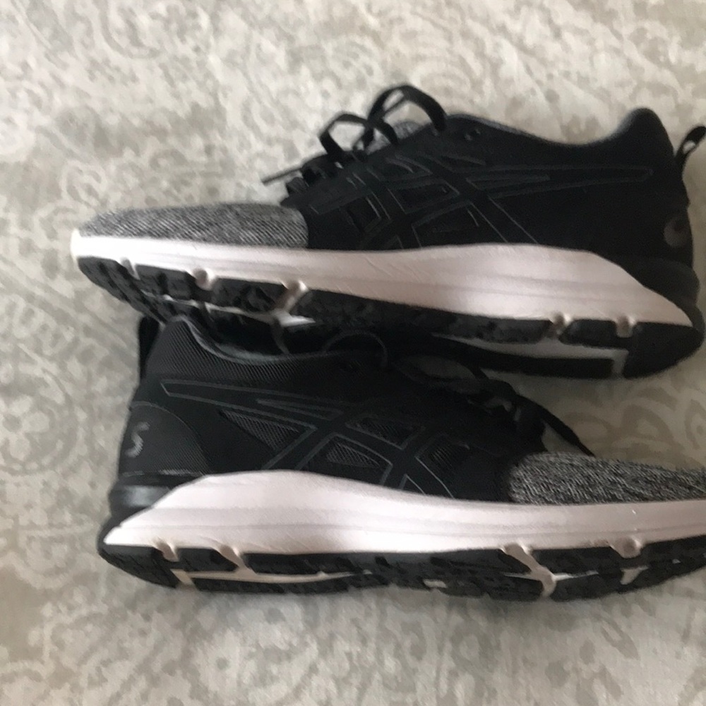 ASICS running sneakers.
